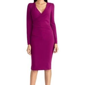 RACHEL Rachel Roy Romy Surplice Bodycon Dress